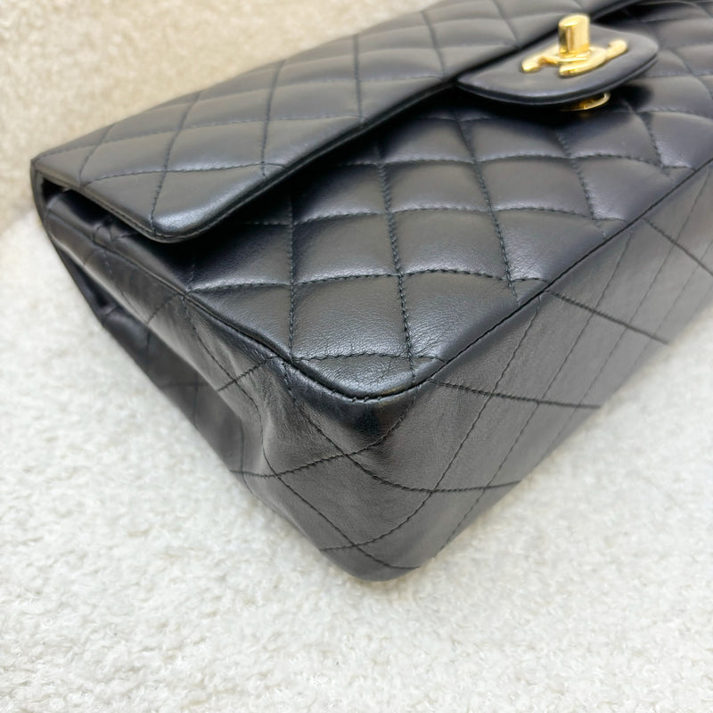 Chanel Medium Classic Flap CF in Black Lambskin and GHW