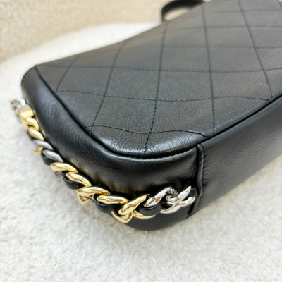 Chanel Casual Trip Flap in Black Calfskin and 3 Tone HW