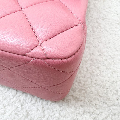 Chanel Medium Classic Flap CF in Pink Lambskin and SHW