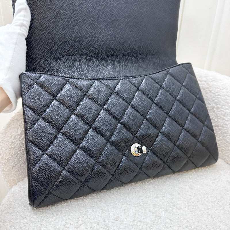 Chanel Timeless Clutch in Black Caviar and SHW