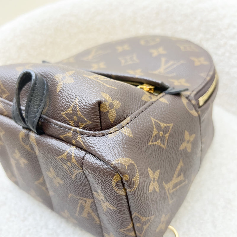 LV Palm Springs Mini Backpack in Monogram Canvas and GHW