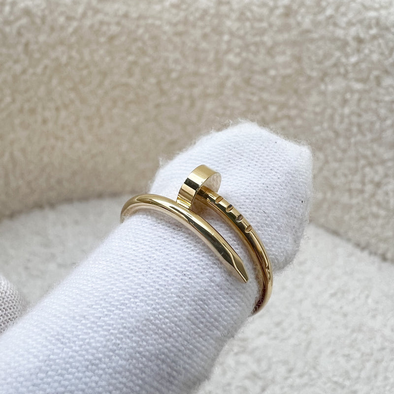 Cartier Juste Un Clou JUC Small Model Ring in 18K Yellow Gold Sz 52