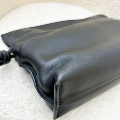 Loewe Flamenco Mini Clutch with Chain in Black Calfskin and GHW