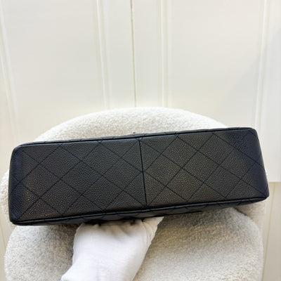 Chanel Jumbo Classic Flap SF in Black Caviar and SHW