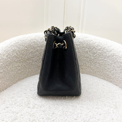 Chanel 22S Bucket Bag in Black Caviar and LGHW