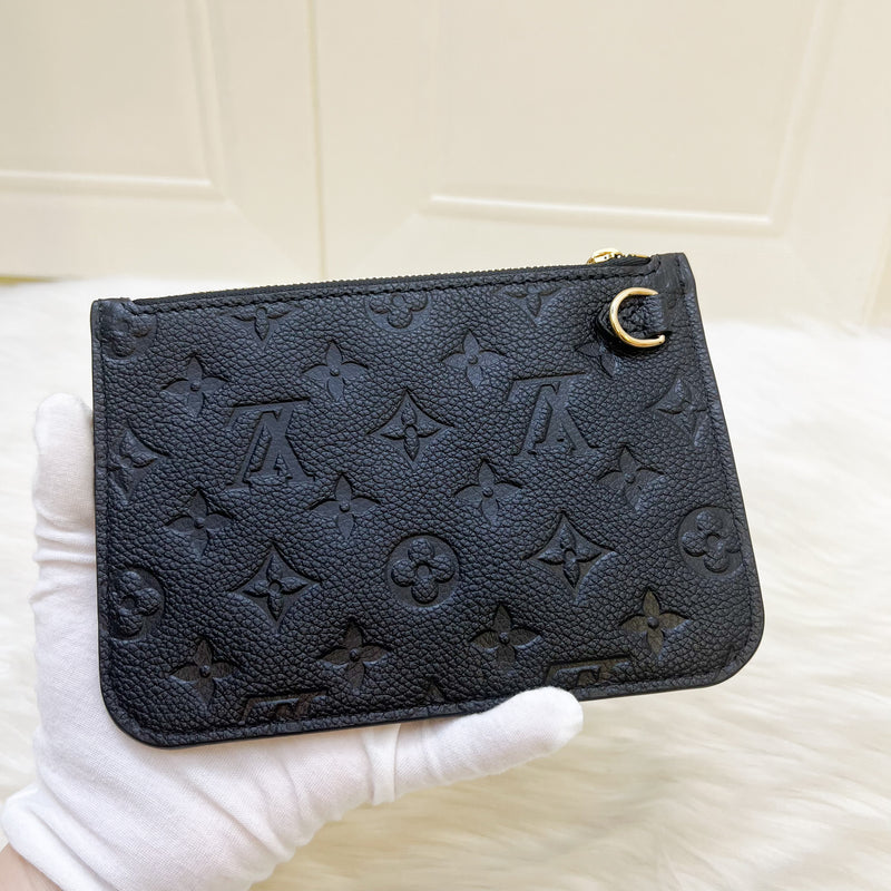 LV Loop Hobo in Black Noir Empreinte Leather and GHW (With Detachable Pouch)