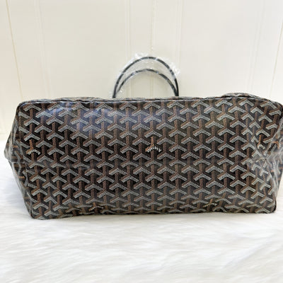 Goyard Saint Louis GM Tote in Black Signature Goyardine Canvas