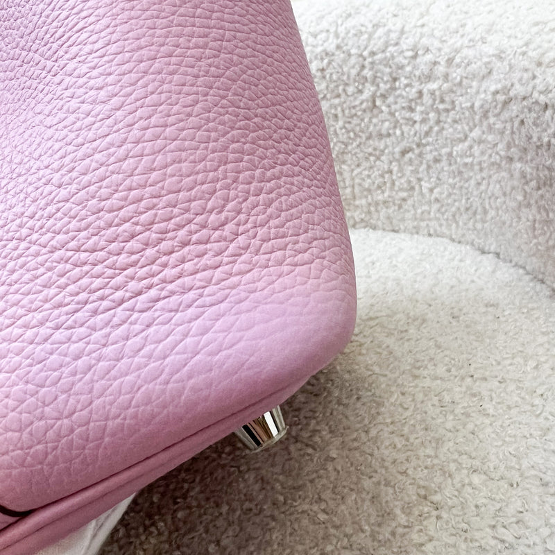 Hermes Picotin 18 in Mauve Sylvestre Clemence Leather and PHW