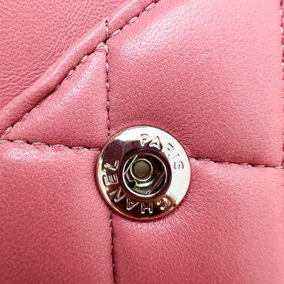 Chanel Medium Classic Flap CF in Pink Lambskin and SHW