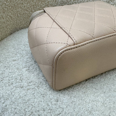 Chanel Small Vanity in 22C Beige Caviar and LGHW