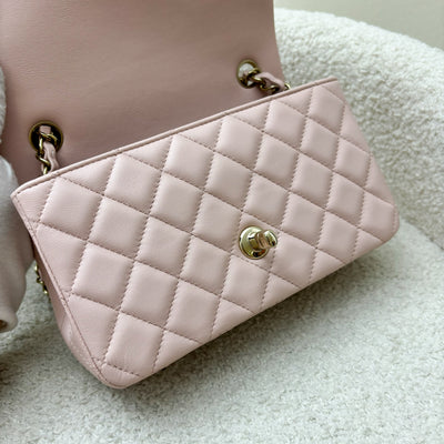 Chanel Mini Rectangle Flap in 23S Pink Lambskin and LGHW