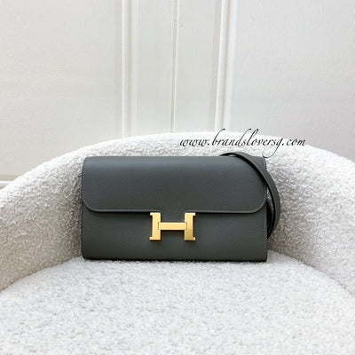 [Brand New] Hermes Constance To Go CTG in Gris Meyer Evercolor Leather and GHW