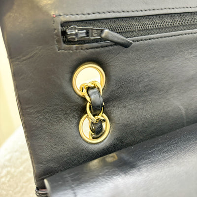 Chanel Medium Classic Flap CF in Black Lambskin and GHW