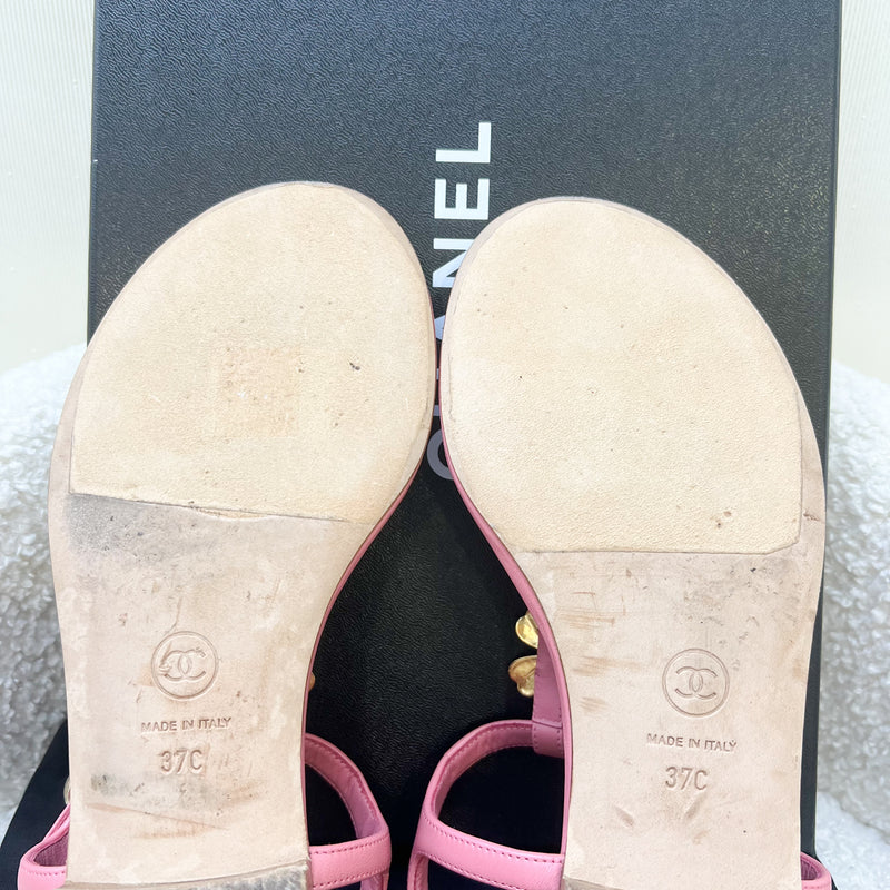 Chanel Pink Sandels in Size 37