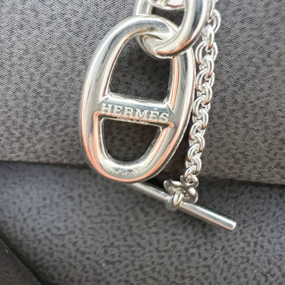 Hermes Chaine d'ancre Pendant Necklace 80 in 925 Silver