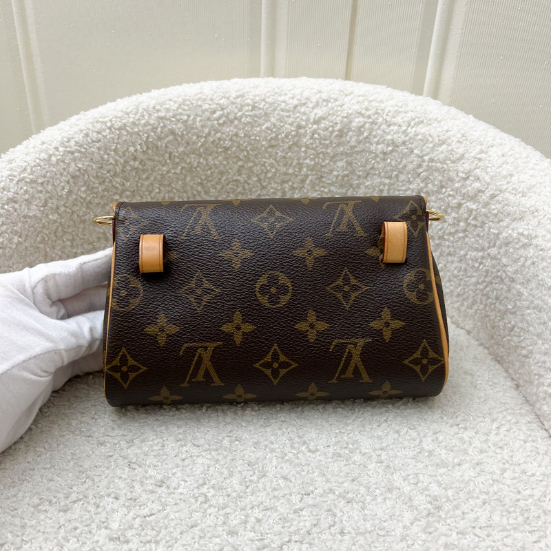 LV Pochette Friendly Two Way Mini Bag in Monogram Canvas GHW