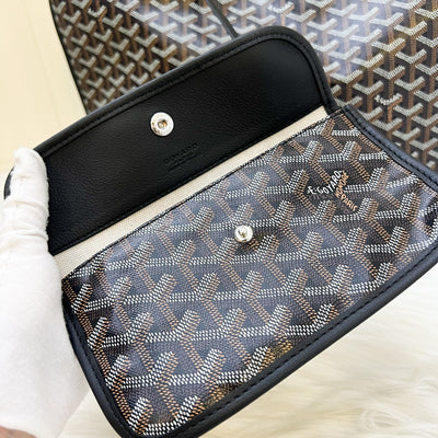 Goyard Anjou PM Tote Bag in Black Signature Canvas