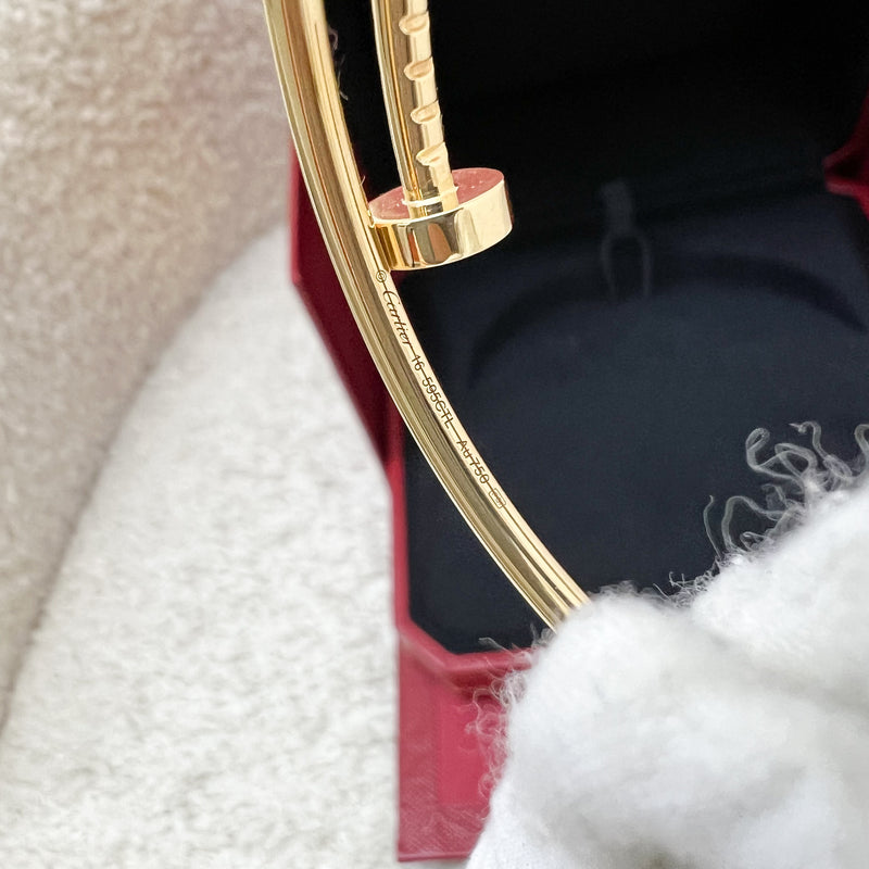 [May 2025] Cartier Juste Un Clou JUC Bracelet in 18K Yellow Gold Size 16