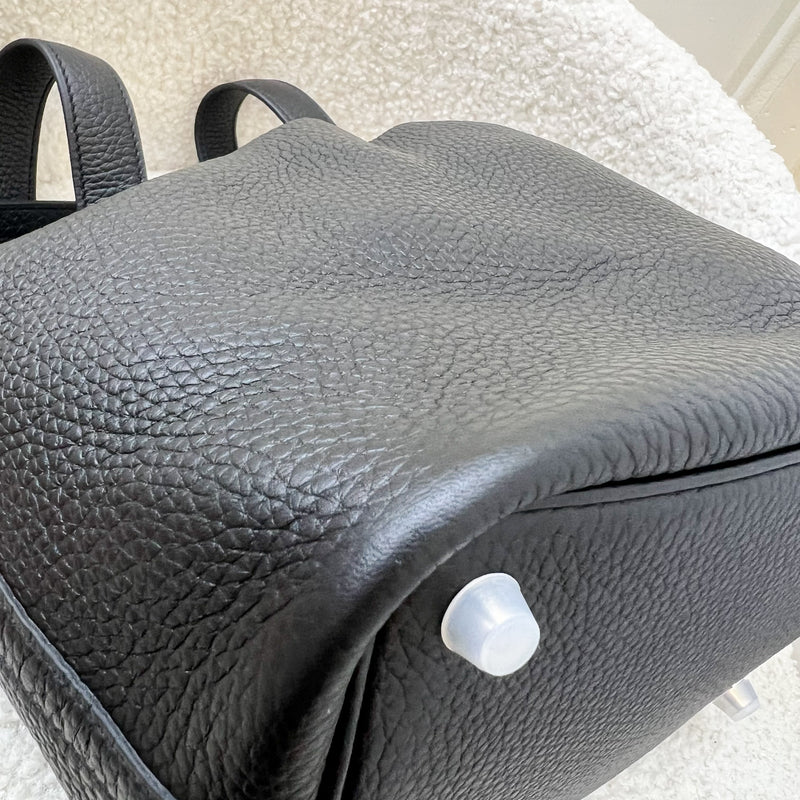 Hermes Picotin 18 in Noir Black Clemence Leather and PHW