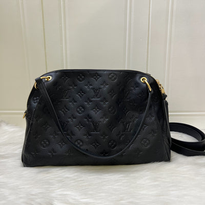 LV Ponthieu PM Bag in Black Empreinte Leather and GHW