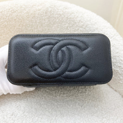 Chanel Classic Small Vanity in Black Caviar and LGHW