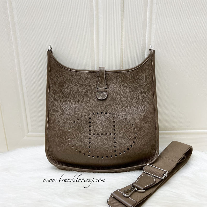 Hermes Evelyne 29 PM in Etoupe Clemence and PHW