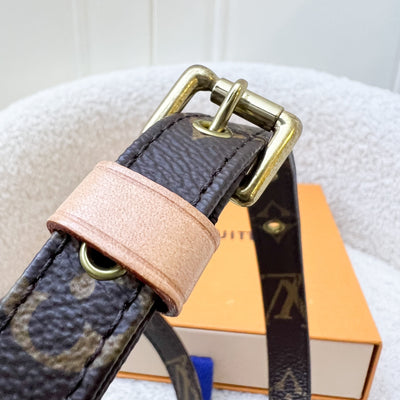 LV Bandouliere Strap in Monogram Canvas and GHW