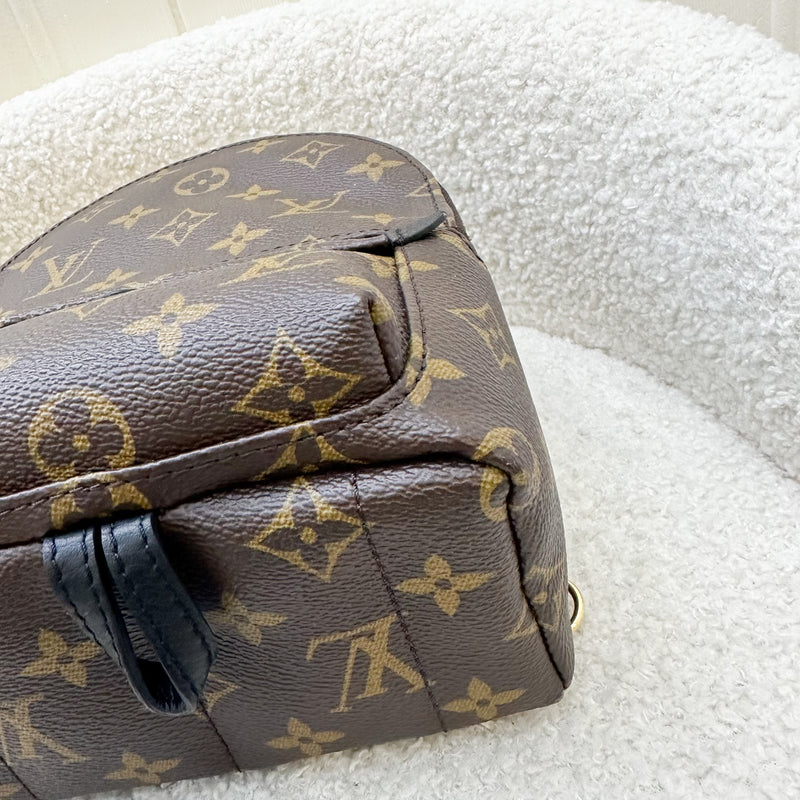 LV Palm Springs Mini Backpack in Monogram Canvas and GHW