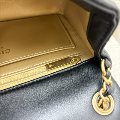 Chanel Pearl Crush Mini Rectangle Flap in Black Lambskin and AGHW