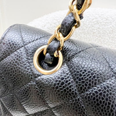 Chanel Medium Classic Flap CF in Black Caviar and GHW