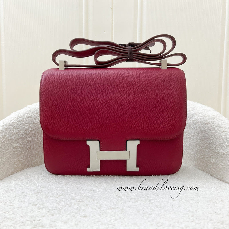 Hermes Constance 24 in Rubis Epsom Leather and PHW