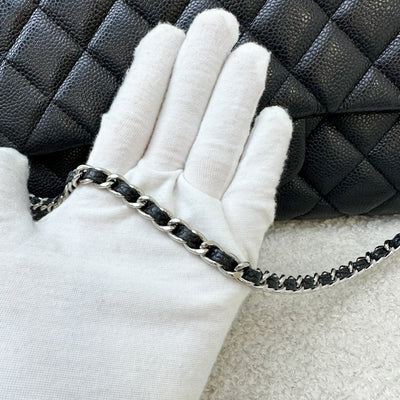 Chanel Timeless Clutch in Black Caviar and SHW