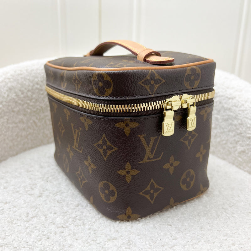 LV Nice Mini Toiletry Pouch in Monogram Canvas GHW