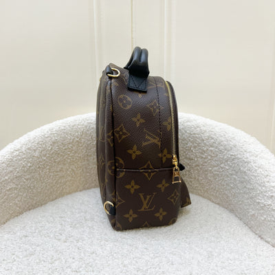 LV Palm Springs Mini Backpack in Monogram Canvas and GHW