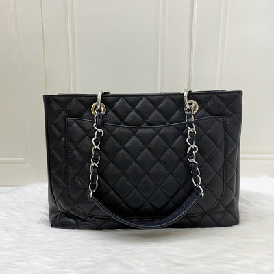 Chanel Grand Shopping Tote GST in Black Caviar and SHW