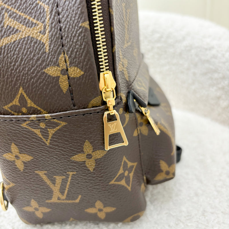 LV Palm Springs Mini Backpack in Monogram Canvas and GHW