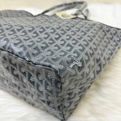 Goyard Saint Louis PM Tote in Gris Grey Goyardine Canvas