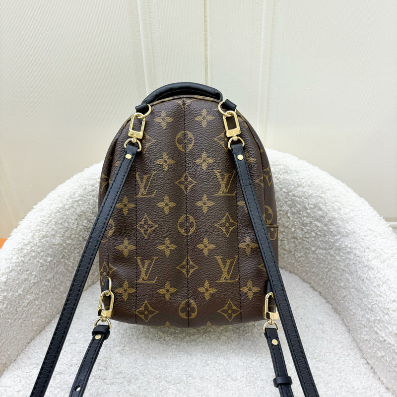 LV Palm Springs Mini Backpack in Monogram Canvas and GHW