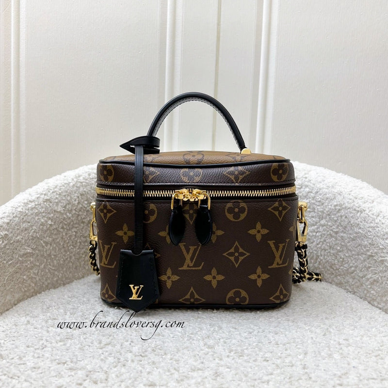 LV Vanity PM in Monogram Canvas, Black Trim and GHW (Model: M45165)