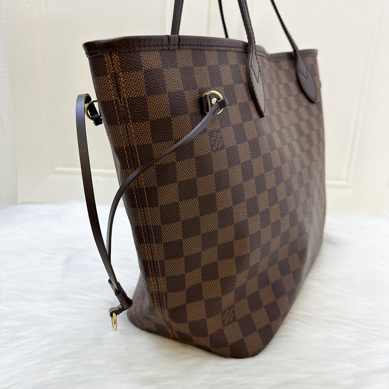 LV Neverfull MM in Damier Ebene Canvas (Older model without attached pouch)