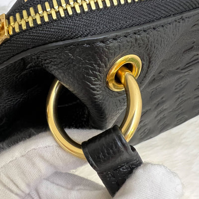 LV Ponthieu PM Bag in Black Empreinte Leather and GHW