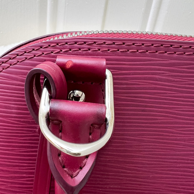 LV Alma BB in Red / Dark Pink Epi Leather and SHW