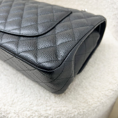 Chanel Medium Classic Flap CF in Black Caviar and SHW