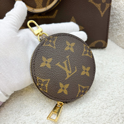 LV Onthego PM in Monogram and Reverse Monogram Canvas and GHW