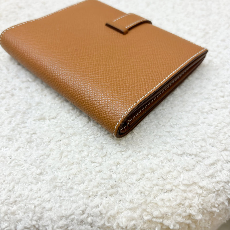 Hermes Bearn Wallet in Gold Epsom Leather and GHW