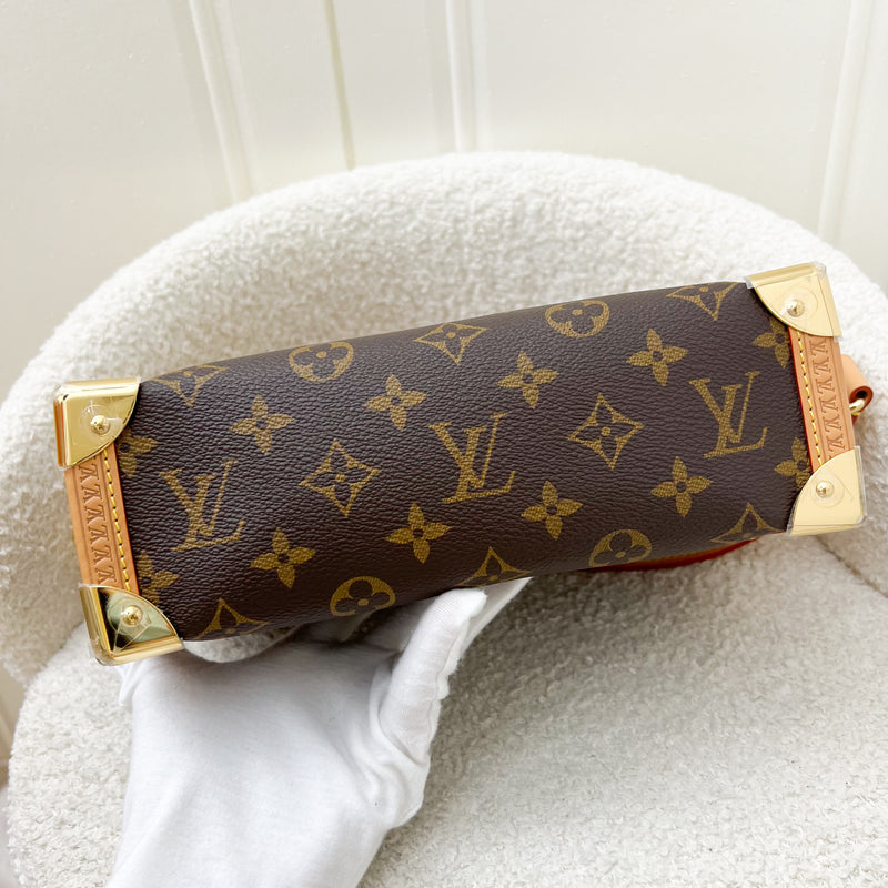 LV Side Trunk MM Bag in Monogram Canvas and GHW