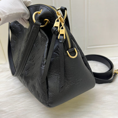 LV Ponthieu PM Bag in Black Empreinte Leather and GHW