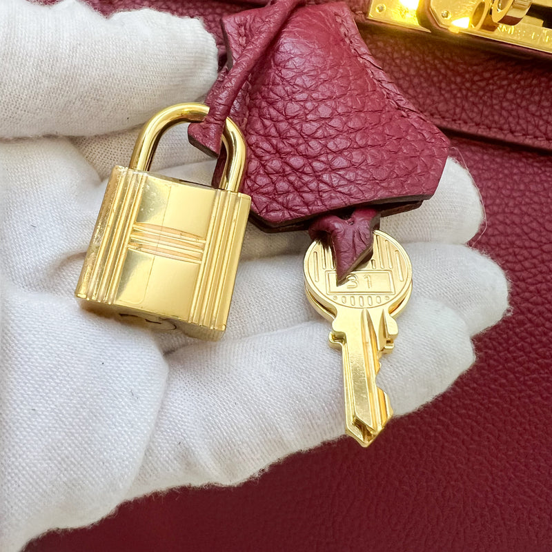 Hermes Birkin 35 in Rubis Togo Leather and GHW