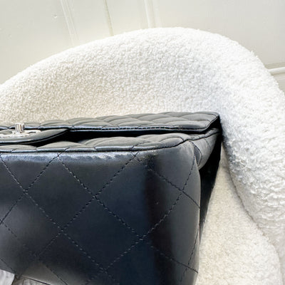 Chanel Jumbo Single Flap SF in Black Lambskin and SHW