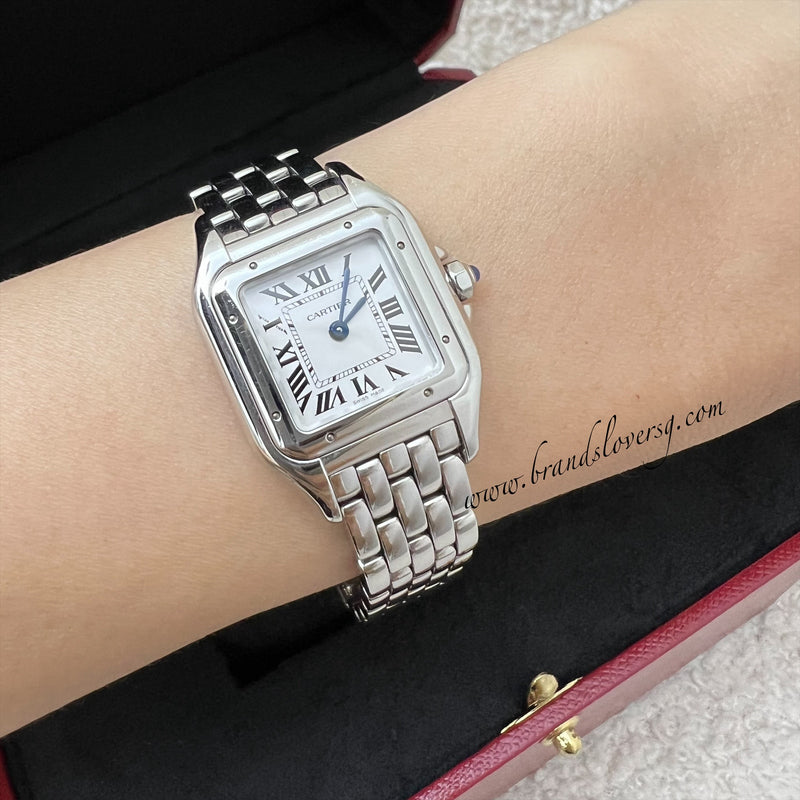 Cartier Panthere De Cartier Watch Small Model in Stainless Steel, Quartz Movement